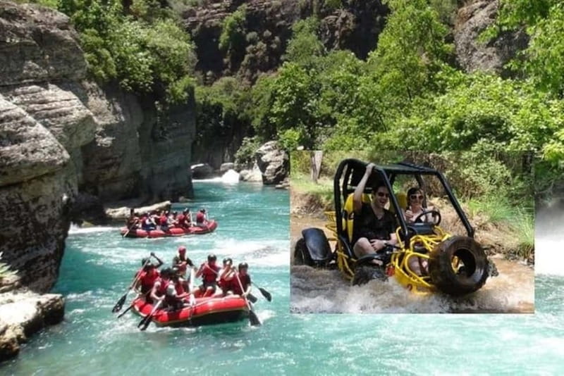 Alanya /Antalya /Side Rafting and Buggy, Quad Option Zipline - Quad or Buggy Safari for 50 Minutes: Real Off-Road Time