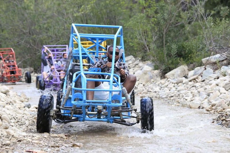 Alanya: Rafting Tour, With Zipline and Buggy Safari Options - Two rafting blocks on a 14-kilometer river, with a built-in swim break