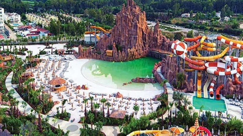 Alanya, Side To Land of Legends Theme Park Ticket & Transfer - Thrill rides and wave pool reality at Land of Legends