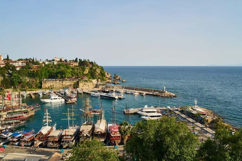 Antalya: 2-hourYachtTour toLowerDudenFalls with audioİnfo - Sailing Back: A Calm Finish, More Photos, and the Toros Mountain Silhouette