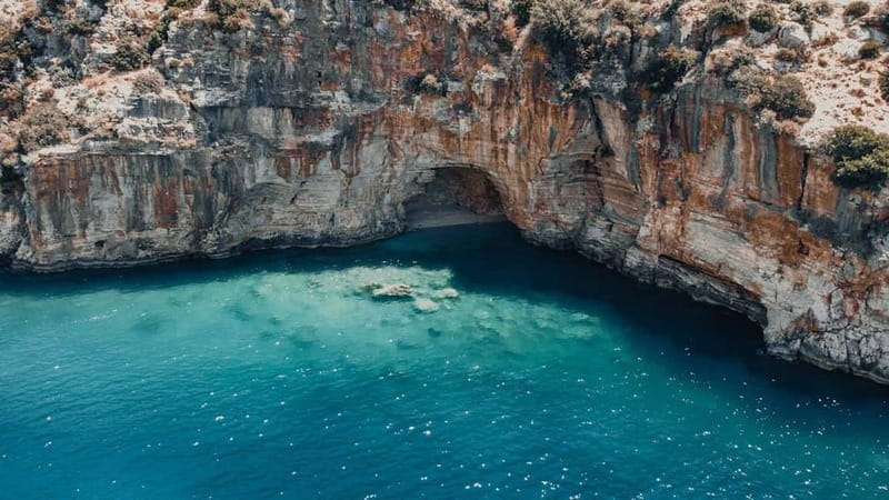 Antalya: 2-hourYachtTour toLowerDudenFalls with audioİnfo - The WhatsApp Voice Audio Guide: Your Second Look at Antalya