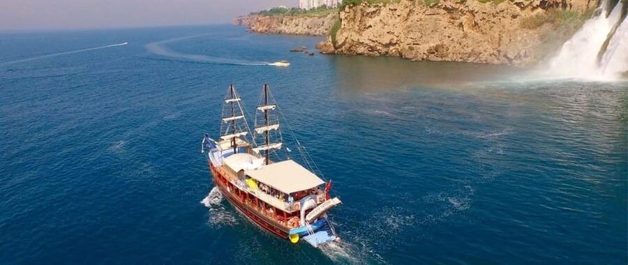 Antalya City Tour, Boat & Majestic Waterfalls And Shopping - Düden Waterfalls: the mist-and-sound moment