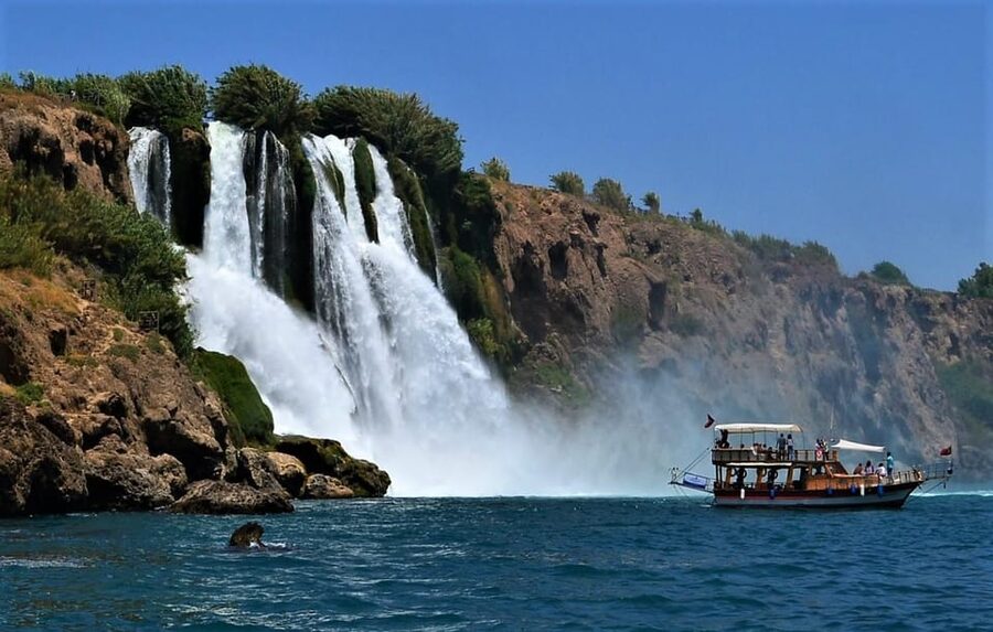 Antalya City Tour, Boat & Majestic Waterfalls And Shopping - Boat tour on the Mediterranean: the coastline you remember
