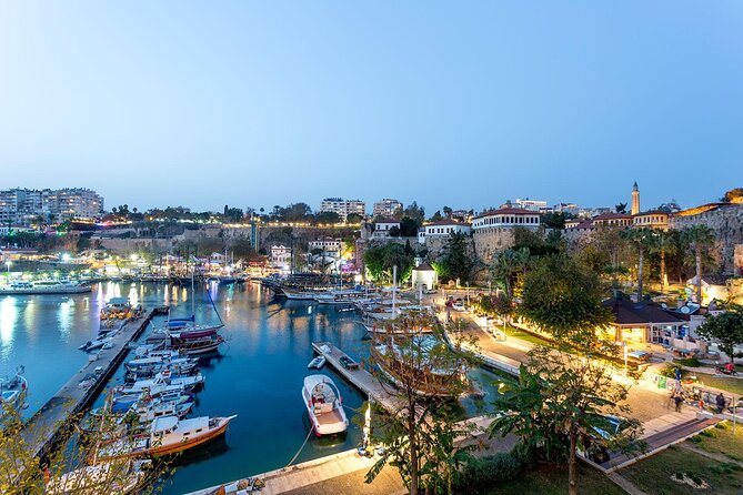 Antalya City Tour Duden Waterfalls, Old City & Boat Ride - Stop 2: Kaleiçi Old Town, Hadrian’s Gate, and the Clock Tower