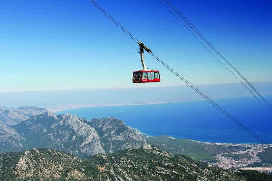Antalya/Kemer: City Tour w/Olympos Cable Car, Boat & Lunch - The Cable Car Option: What You Get at 2,365 Meters