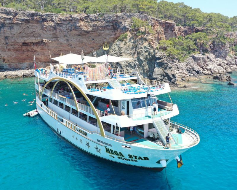 Antalya & Kemer: Megastar Catamaran Cruise With Foam Party - Phaselis, Cennet, Kiriş, and the Swim-Stop Rhythm