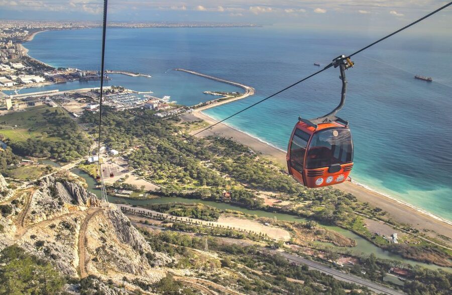 Antalya/Kemer: Old City, Waterfalls, Olympos Cable Car, Boat - Antalya in One Day: Old Town, Mountains, Waterfalls, Sea