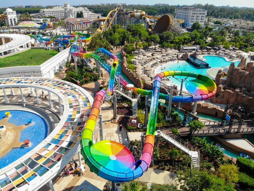 Antalya: Land of Legends Park Round-Trip Hotel Transfers - Thema & Aquapark: slides, pools, and about 50 ways to stay busy