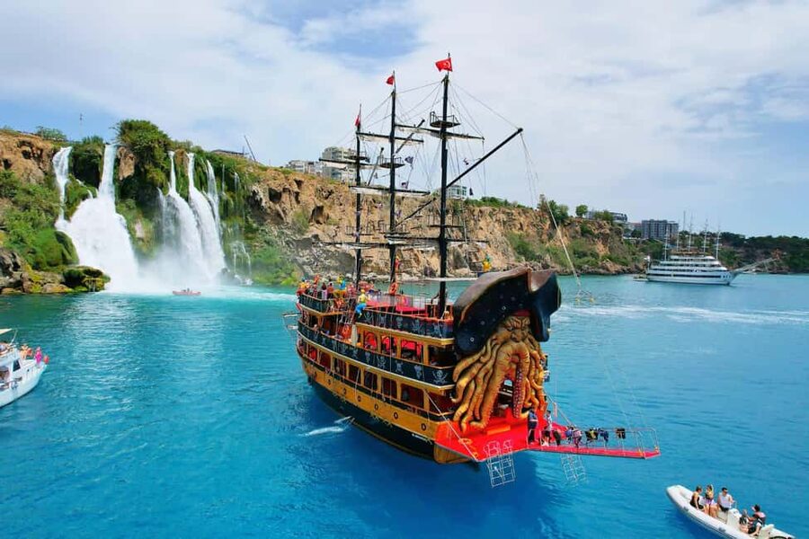 Antalya: Lara Pirate Boat Trip with Lunch and Pickup - Pirate Ship, Real Sea Time, and the Party Vibe