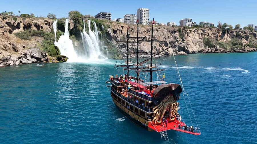 Antalya: Lara Pirate Boat Trip with Lunch and Pickup - The other two stops: swim, snorkel, and grab photos