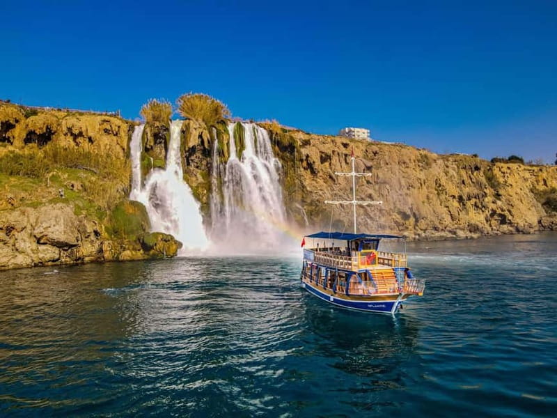 Antalya Merkez,Kundu Relax Boat Trip - Mediterranean Coves And Düden Waterfall, Without The Stress