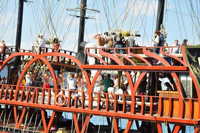 Antalya Pirate Boat from Kemer - Boarding Day: Pirate-Ship Layout, Disco Area, and Swim Readiness