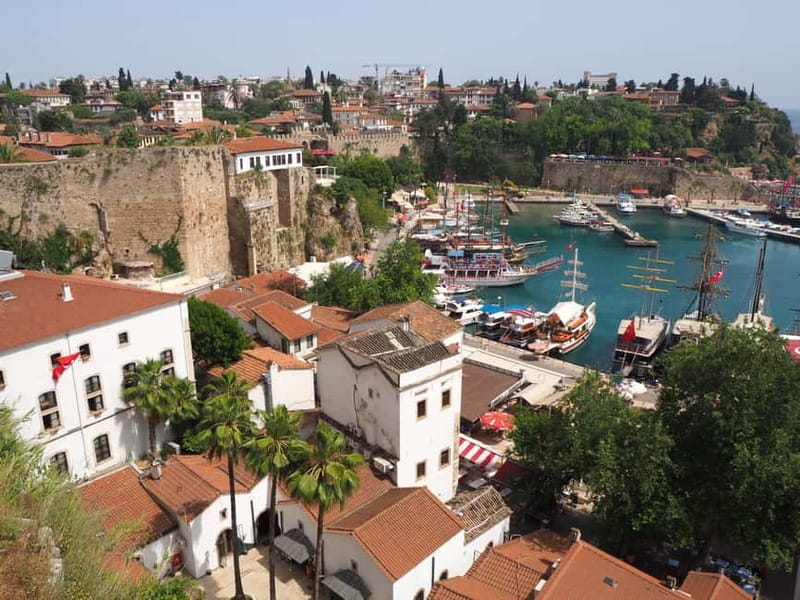 Antalya Private City Tour Waterfalls and Old Town Boat Tour - Kaleiçi Old City Stroll: Hadrian’s Gate and Ottoman Streets