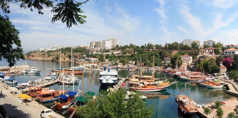 Antalya Private City Tour Waterfalls and Old Town Boat Tour - Lower Düden Falls: The 40-Meter Drop Into the Sea