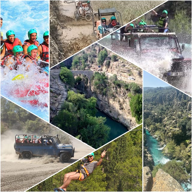 Antalya: Rafting Jeep Buggy&Quad Safari zipline canyon visit - How the 8 to 10 Hour Flow Works (and why it feels like a full day)