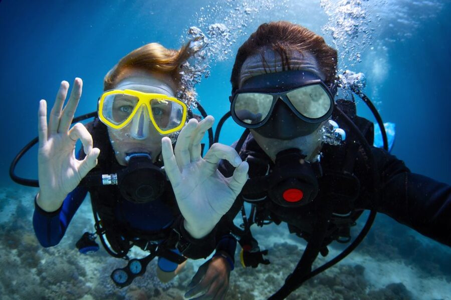 Belek: Scuba Diving in the Mediterranean Sea - Two sites in the Mediterranean: fish, caves, and realistic time underwater