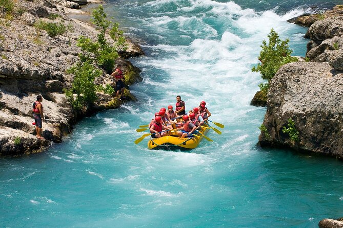 Canyoning and Rafting Adventure incl. Lunch from Alanya - Rafting the Köprüçay River: white water that turns strangers into a team