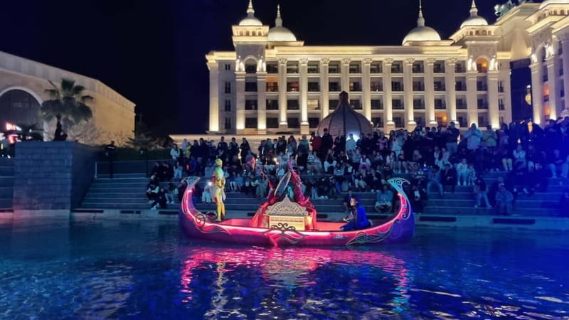City of Belek: The Land of Legends Night Show - Key things you’ll notice right away