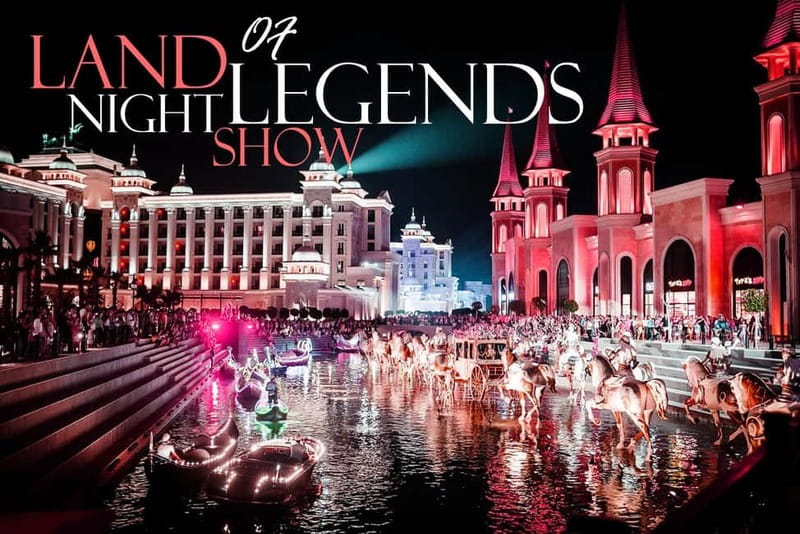 City of Belek: The Land of Legends Night Show - The tech break: the big dome and the accessory-free 3D universe