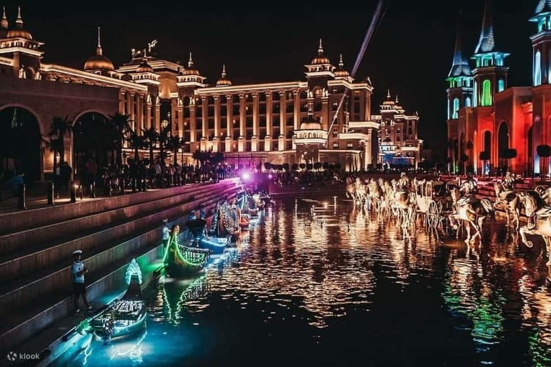 City of Belek: The Land of Legends Night Show - Infinity tunnel: the futuristic moment that changes the pace
