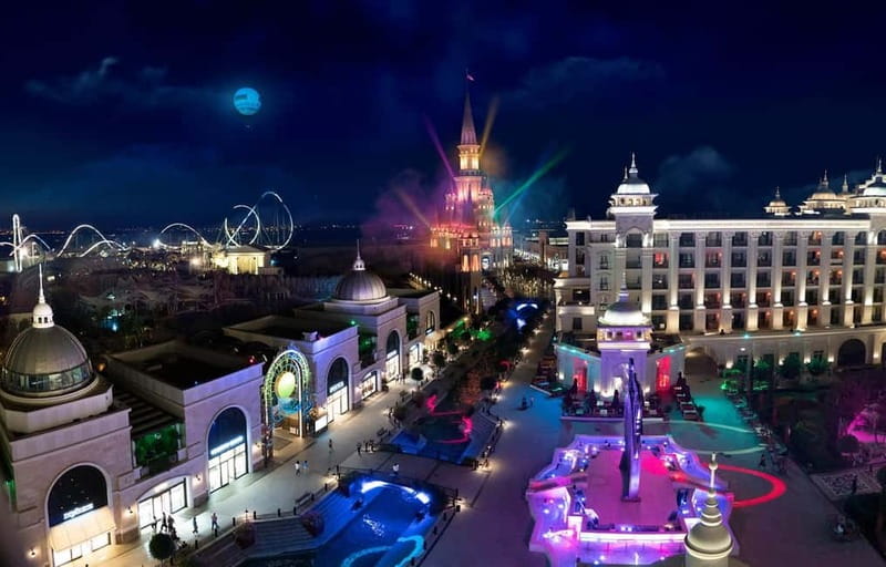 City of Belek: The Land of Legends Night Show - Fantasy characters in the open-air shopping areas: fun without the theme park ticket