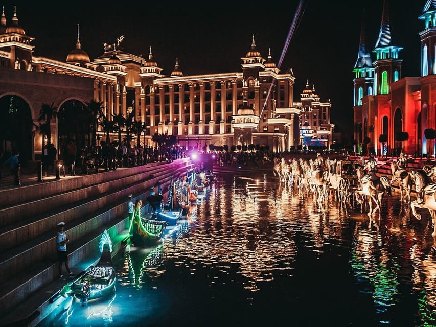 City of Side: Land of Legends Night Show & Hotel Transfer - On-Site Time Before the Night Show: Photos and Shopping, Not Just Waiting