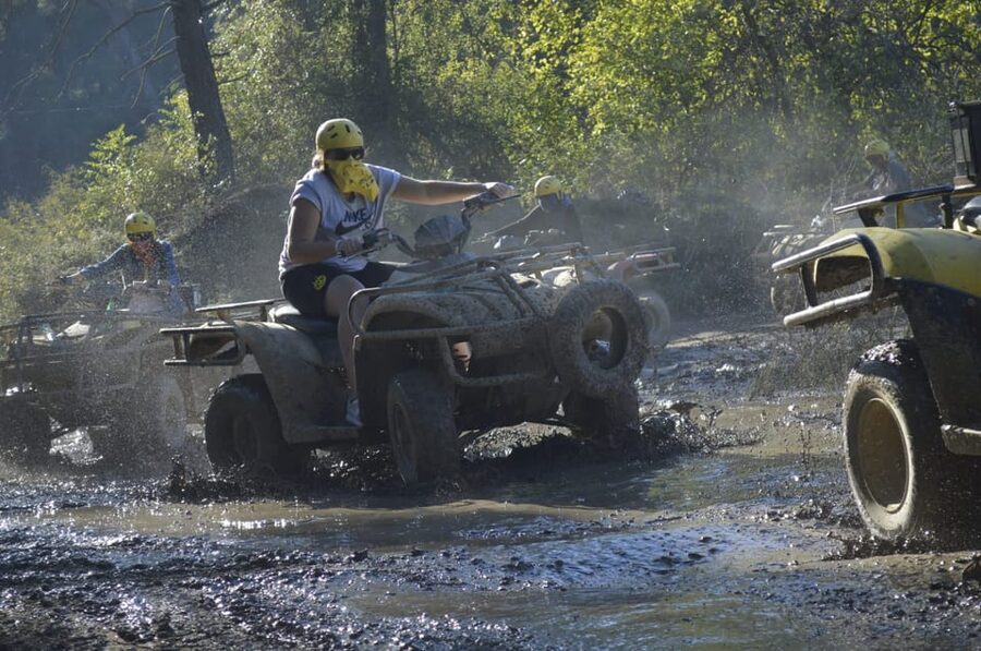 City of Side: Quad Bike Safari in the Taurus Mountains - Helmet-Up and the Practice Session That Builds Confidence