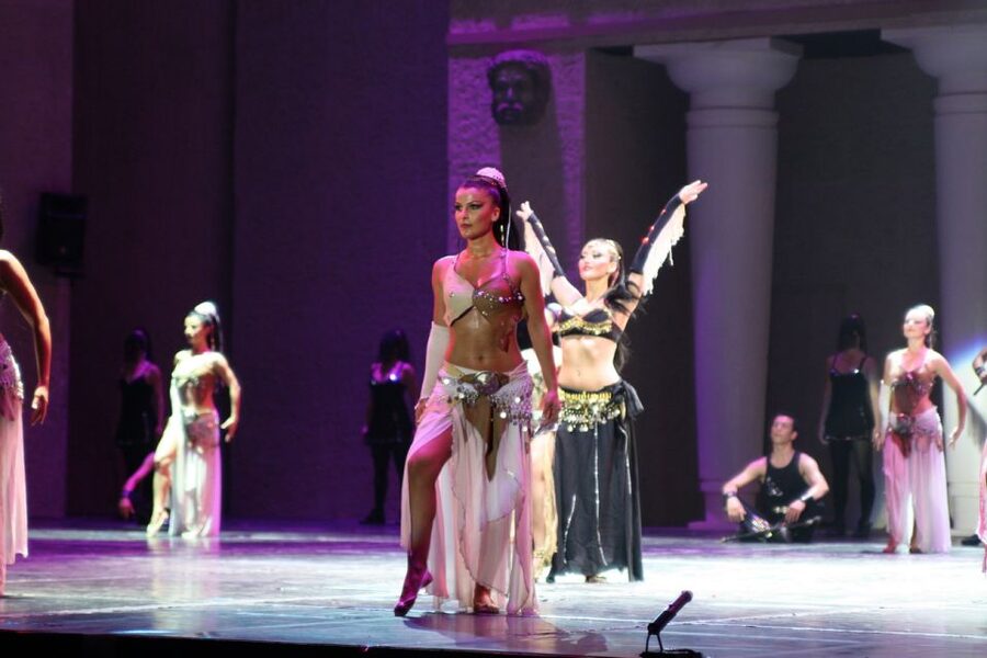 Fire of Anatolia Dance Show at Ancient Aspendos Theater - The performance season at Aspendos: Evolution and Troy during April to November