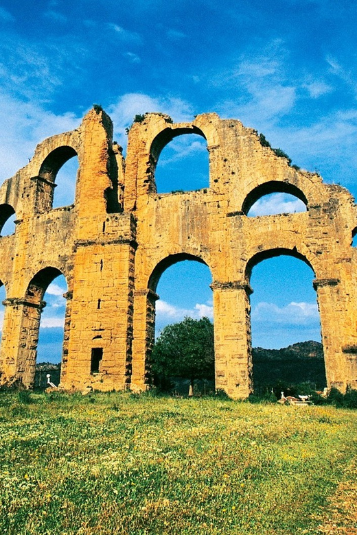 From Antalya: Day Tour of Ancient Roman Sites - Side, pronounced Seeday: coastal Roman life plus one hour to breathe