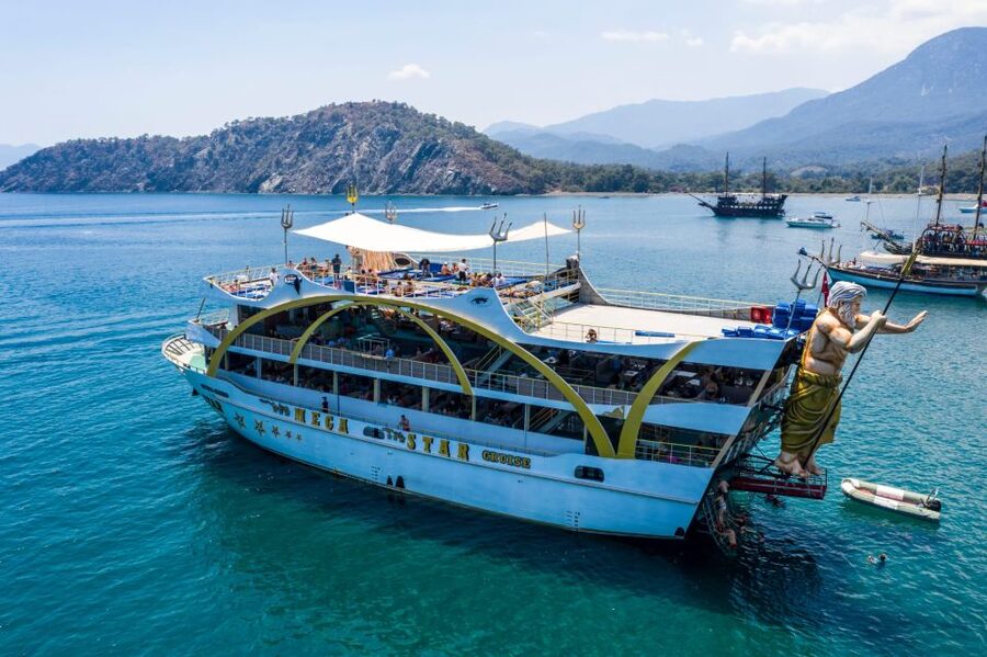From Antalya: Full-Day Boat Tour with Lunch and Foam Party - From Belek and Kemer to the Marina: How the Day Starts