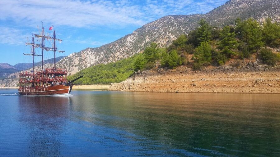 From Antalya: Green Canyon Full-Day Tour with Lunch - The route from Antalya: dam stop first, then the canyon water