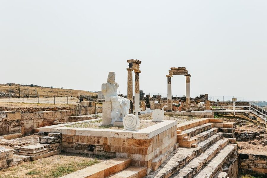 From Antalya/Kemer: Pamukkale and Hierapolis Tour with Lunch - Cleopatra Antique Pools: the most relaxing stop, and the one with extra details
