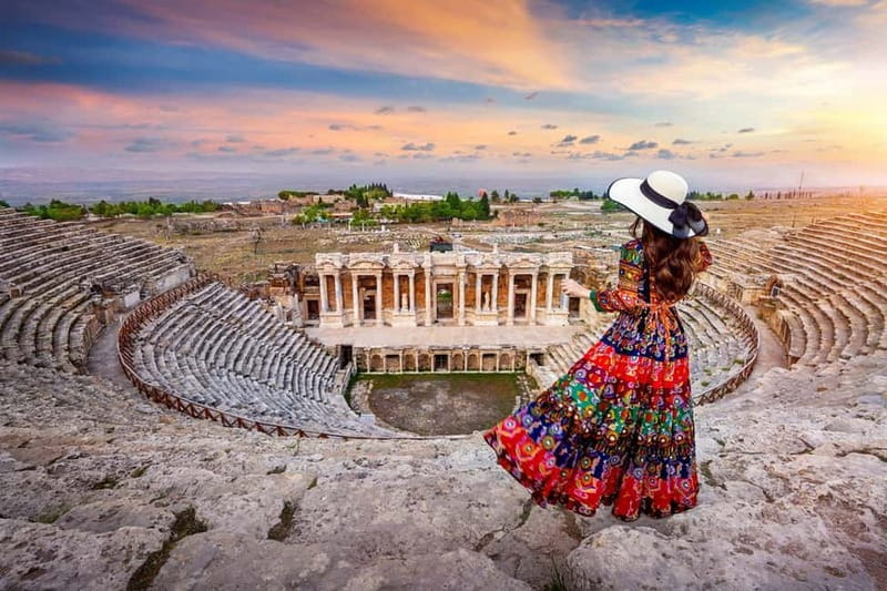 From Antalya/Kemer: Pamukkale & Hierapolis Day Trip w/Meals - Hierapolis Ruins Walk: What You Can Expect on the Ground