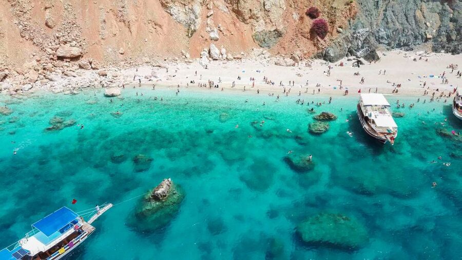 From Antalya or Kemer: Suluada Island Boat Trip with Lunch - On Board: A Full-Day Boat Plan Built for Swimming