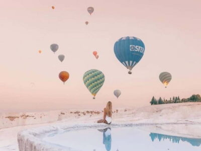 Pamukkale Hot Air Balloon Flight with Lunch
