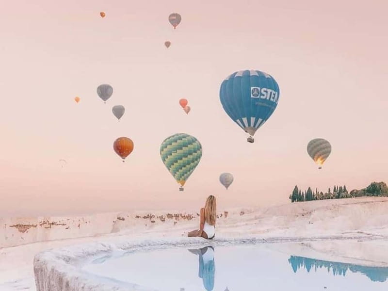 From Antalya: Pamukkale Hot Air Balloon Flight with Lunch - From Antalya to Pamukkale, the long day that starts early