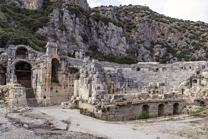 From Antalya: Private Tour to Kekova Island, Myra and Demre - Esmeralda Bay, Burç Bay, and Gökkaya Bay: Cooling Off in Different Water Conditions