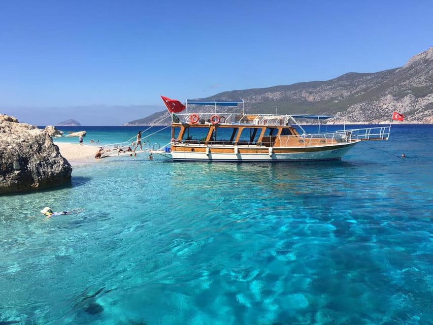 From Antalya: Suluada Island Boat Trip with Lunch - Stop 1: Suluada Island Swim Time in Clear Turquoise Water