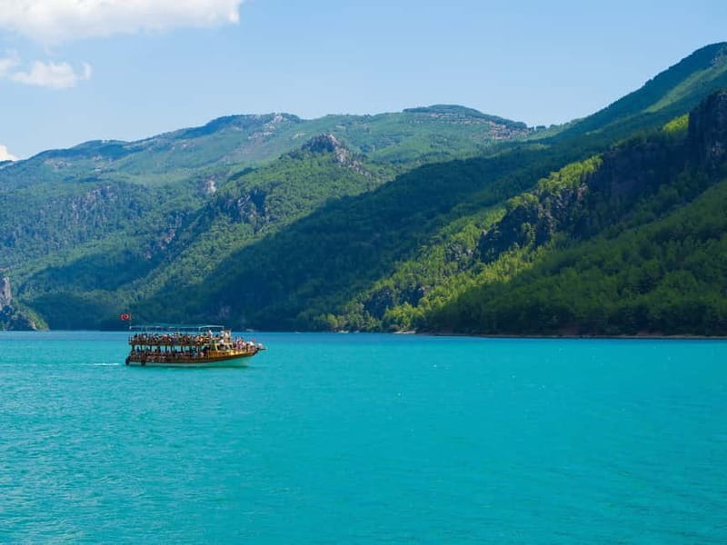 From Belek: Green Canyon Boat Trip with Lunch and Drinks - From Belek Hotel Pickup to the Green Canyon Start Line