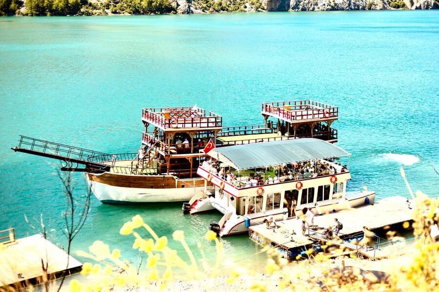 From Side & Alanya: Green Canyon Boat Tour Lunch, SoftDrink - Trading City Hours for Taurus Mountain Water