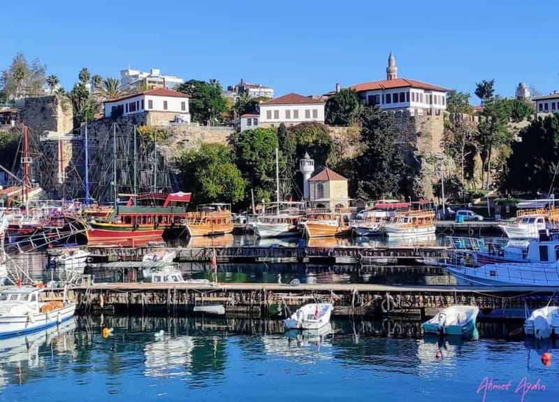 Full-Day Antalya Old City Tour: Kaleiçi, Waterfalls & Boat - Kaleiçi Old Town: Hadrian’s Gate, the Clock Tower, and Yivli Minaret Mosque