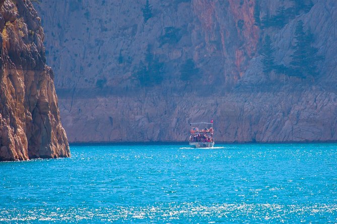 Green Canyon Boat Tour w/Lunch From Belek - Cruising Green Canyon: clear water, photo stops, and a real swim moment
