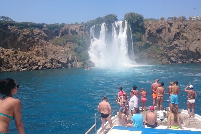 Half-Day Boat Tour to Antalya Waterfalls - Lunch and soft drinks onboard: included value, with one caveat