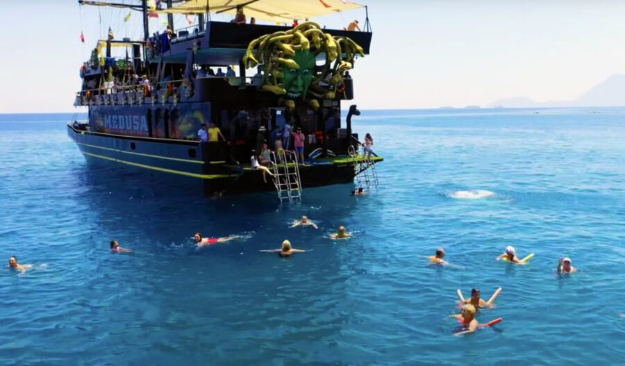 Kemer/Antalya/Belek/Kundu, Exciting Pirate Ship Adventure - Phaselis Bay: Ancient Harbor Views and a Calm Hour to Explore
