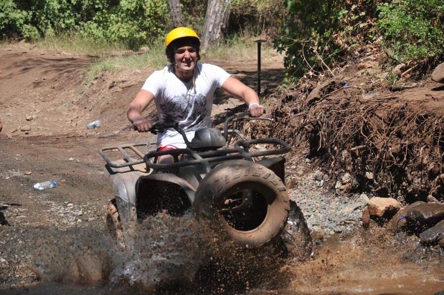Kemer: Forest, Mud, and Streams Quad Safari Tour with Pickup - Why This Muddy Kemer Quad Safari Works as a Short Adventure