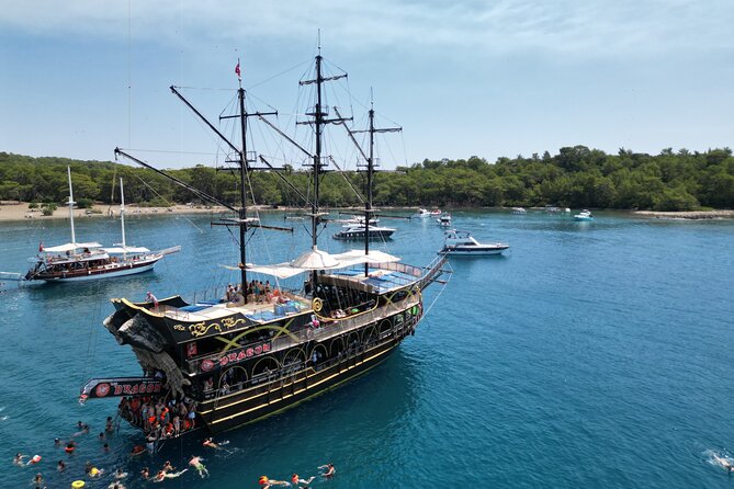 Kemer Full Day Pirate Boat Trip with Lunch and Optional Transfer - Korsan Koyu, Pirate Bay: natural coastline and blue-green views