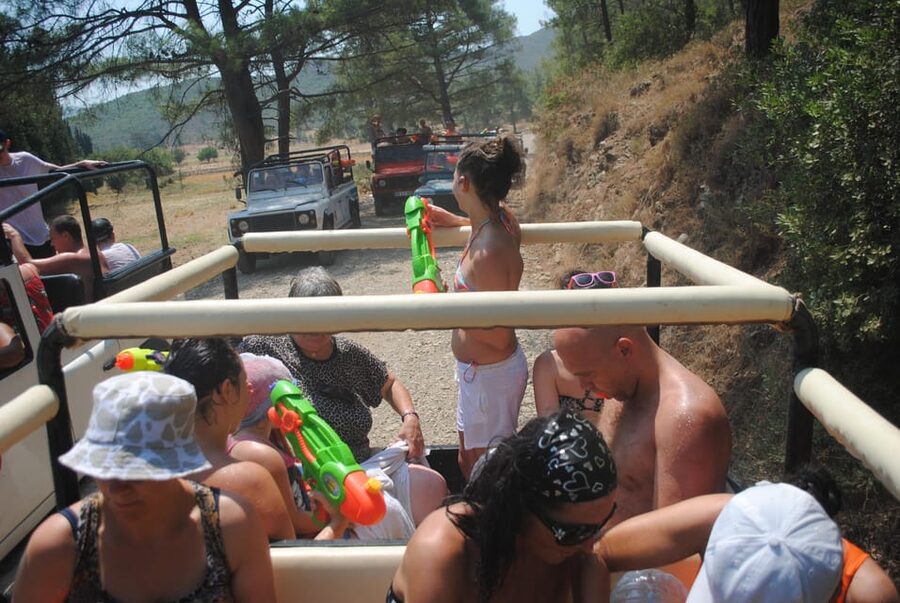 Kemer Jeep Safari, pick up from Beldibi, Kiris, Goynuk - Gedelme village and the cave visit, where the day turns from driving to culture