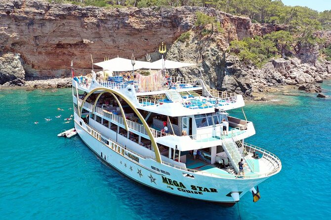 Kemer Mega Star Boat Trip With Hotel Transfer and Lunch - Phaselis Koyu swim stop: the “wow” moment for many people