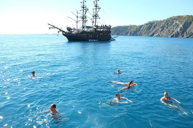 Kemer Pirate Boat Trip With Lunch & Free Hotel Transfer - Sails to Phaselis Bay: what you see before the first swimming