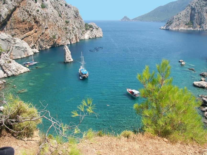 Kemer Porto Genoese-Sazak Bays Boat Trip With Mud Baths - Akseki Bays: calm water time, with less pressure to do everything